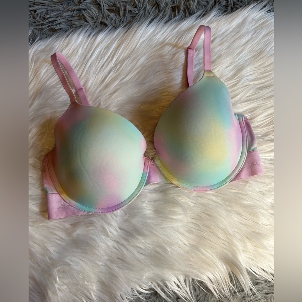 PINK Victoria's Secret Pastel Tie-Dye Bra